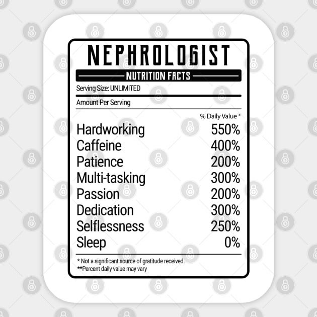 nephrologist nutrition value Sticker by IndigoPine